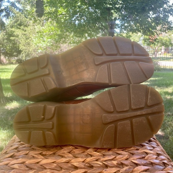 Dr. Martens 3A78 Brown Grizzly Leather Monk Strap Y2K Chunky Y2K Platform Oxford - Picture 9 of 10